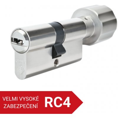 ABUS X12R s knoflíkem, 5 klíčů 50 + K 45 mm – Zboží Mobilmania