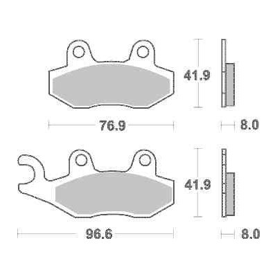 Brzdové destičky TRW Lucas zadní TRIUMPH 1200 Tiger Explorer rok 12-20 – Hledejceny.cz