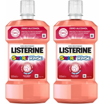 Listerine Smart rinse Berry dětská 500 ml – Zboží Mobilmania