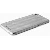Pouzdro a kryt na mobilní telefon Apple Pouzdro Puro CHEVRON iPhone 6 stříbrné