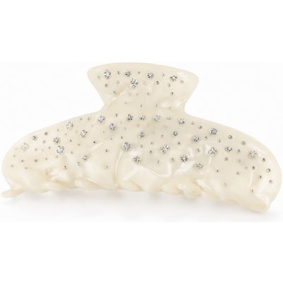 SARINES Perleťová vlasová spona se zirkony S1130 – Hledejceny.cz