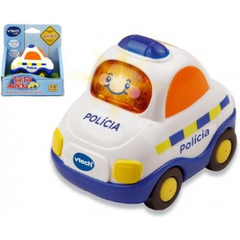 Vtech auto Tut Tut Policie česky mluvící plast 8 cm na baterie se zvukem se světlem