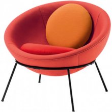 Arper Bowl chair oranžová nuance