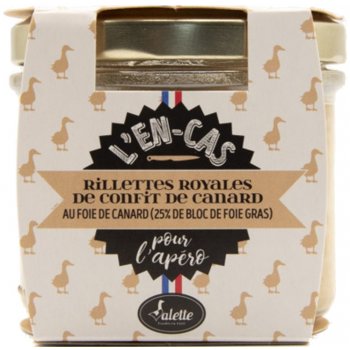 Valette Královské konfitované kachní rillety s kachním foie gras 25% 90 g