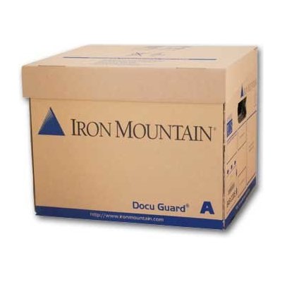 Iron Mountain Archivační krabice s víkem, 35 x 25 x 31 cm hnědá – Zboží Živě