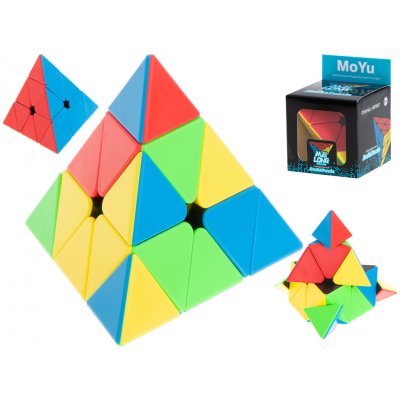 MoYu Cube Rubikova kostka Pyramida 3x3x3 Bez nálepek – Sleviste.cz
