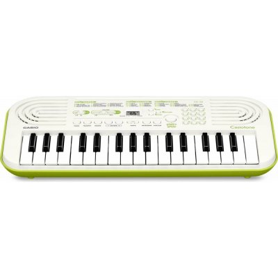 Casio SA 50 bílo zelené dětské elektronické klávesy – Hledejceny.cz