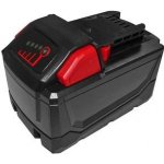 TopTechnology Milwaukee M18, M18 XC, 48-11-1840, 48-11-1828, M18B4 5000mAh 18V Li-Ion - neoriginální – Zboží Mobilmania