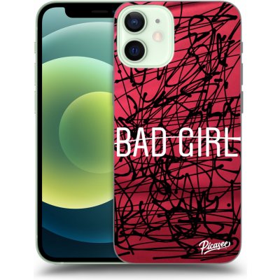 Pouzdro Picasee silikonové Apple iPhone 12 mini - Bad girl černé – Zboží Mobilmania