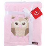 Bobobaby Dětská deka růžová sovička – Hledejceny.cz