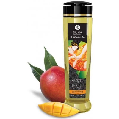 Shunga Organica Kissable Massage Oil Luscious Mango 240 ml – Zboží Dáma