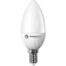 Moonlight LED žárovka E14 220-240V 5W 405lm 3000k teplá 25000h 2835 37mm/100mm