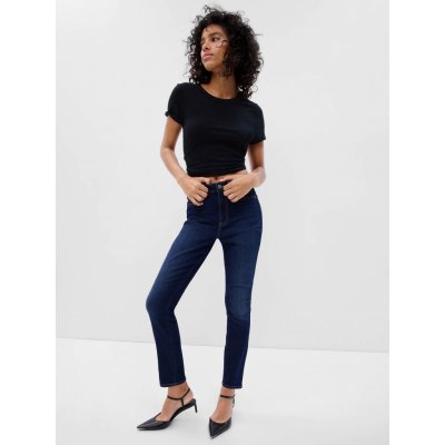 GAP Džíny High Rise Favorite Jeggings Tmavě modré – Zbozi.Blesk.cz