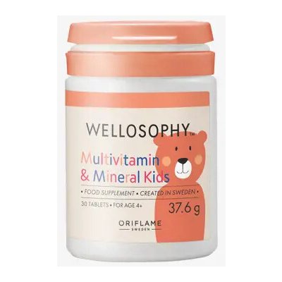 Oriflame Multivitaminy a minerální látky Wellosophy Kids 30 tablet – Hledejceny.cz