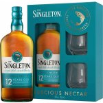 Singleton of Duffton 12y 40% 0,7 l (dárkové balení 2 sklenice) – Hledejceny.cz