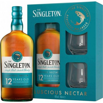 Singleton of Duffton 12y 40% 0,7 l (dárkové balení 2 sklenice) – Hledejceny.cz
