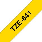 Brother TZE-641, žlutá/černá, 18mm – Zbozi.Blesk.cz