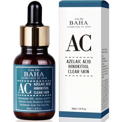 Cos De Baha pleťové sérum AC Azelaic Acid Hinokitiol Clear Skin Serum 30 ml