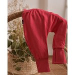 JOŽÁNEK Dětské kalhoty baggy lehké lososově růžové – Zboží Mobilmania
