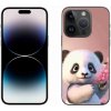 Pouzdro a kryt na mobilní telefon Apple mmCase Gelové iPhone 14 Pro - roztomilá panda