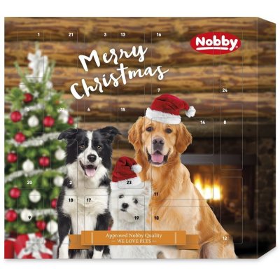 Nobby XMAS adventní kalendář pro psy 265 g – Zbozi.Blesk.cz