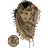 Army a lovecký šátek, šála a kravata Šátek Mil-tec Shemagh Lebky coyote černý