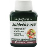 MedPharma Jablečný ocet Vitamín C vláknina chrom 67 tablet – Hledejceny.cz