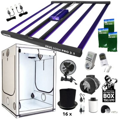 Higarden LED Set 600W ZEUS PRO 3.1 150x150x220 cm – Zboží Mobilmania