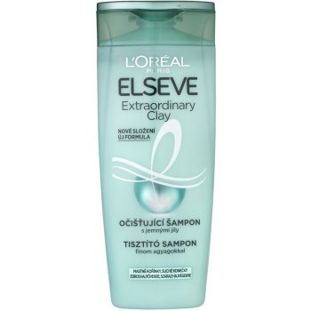 L'Oréal Elséve Extraordinary Clay šampon na mastné vlasy 250 ml od 65 Kč -  Heureka.cz