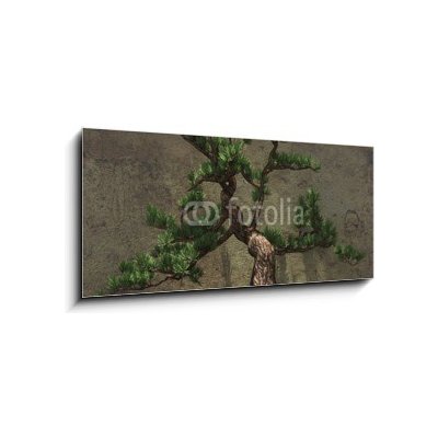 Obraz 1D panorama - 120 x 50 cm - Decorative Bonsai Tree Dekorativní strom bonsai
