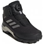 adidas juniorské kotníkové zimní boty Terrex Winter Mid Boa Rain.Rdy core black/silver/core black – Zboží Mobilmania