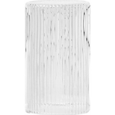 FERM LIVING Sklenička a víčko karafy Ripple 1 l, Clear – Zboží Mobilmania