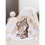 MKLuzkoviny.cz Beránková deka mikroplyš Medvídek 150x200 – Hledejceny.cz