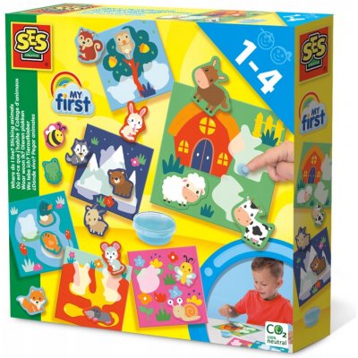 SES Creativ e® My first Kde žiji? Zvířecí nálepka – Zboží Dáma