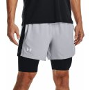 Under Armour LAUNCH 5'' 2-IN-1 SHORT-GRY