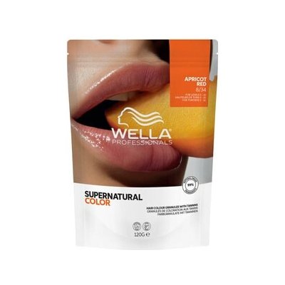 Wella Professionals Supernatural Color 8/34 Apricot Red Profesionální barva na vlasy Unisex Hnědá 120 g – Zboží Dáma