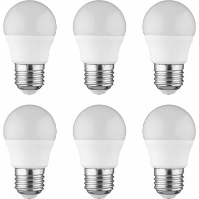 Livarno home LED žárovky, 6 kusů E27 koule, 3 W – Zboží Mobilmania