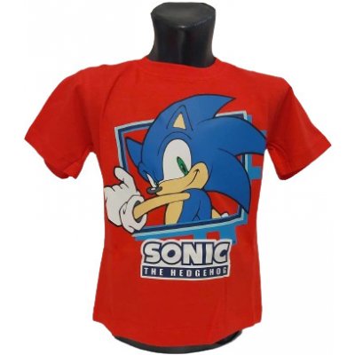 Chlapecké tričko Sonic červená