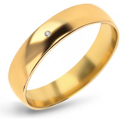 iZlato Forever Snubní dámský prsten s diamantem pro štěstí CSOB02BR – Zboží Mobilmania