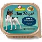 GranataPet Mini Royal Adult Dog telecí králičí cuketa dýně a lněný olej 150 g – Zboží Mobilmania