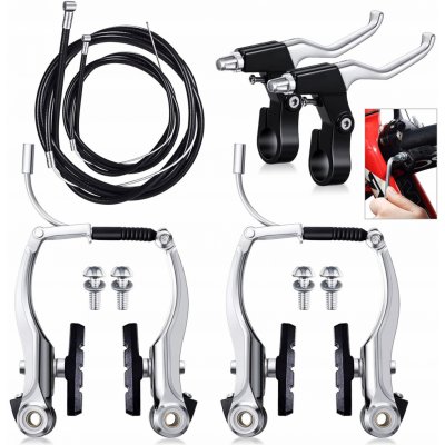 V-Brake přední zadní čelisti 110 mm černé komplet – Zboží Dáma V-Brake přední zadní čelisti 110 mm černé komplet – Zboží Dáma