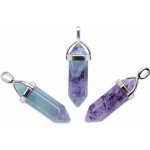 Nefertitis Fluorit krystal oboustranný stříbrná NF17466 – Zboží Dáma