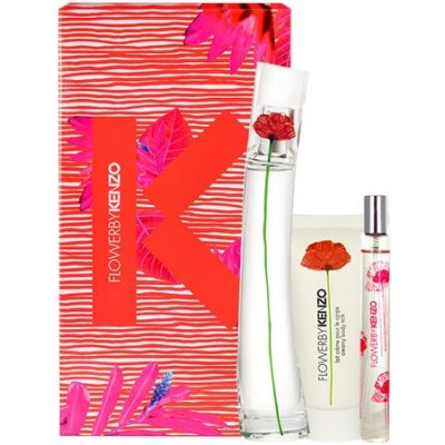 Kenzo Flower by Kenzo EDP 100 ml + EDP 15 ml + tělové mléko 50 ml dárková sada