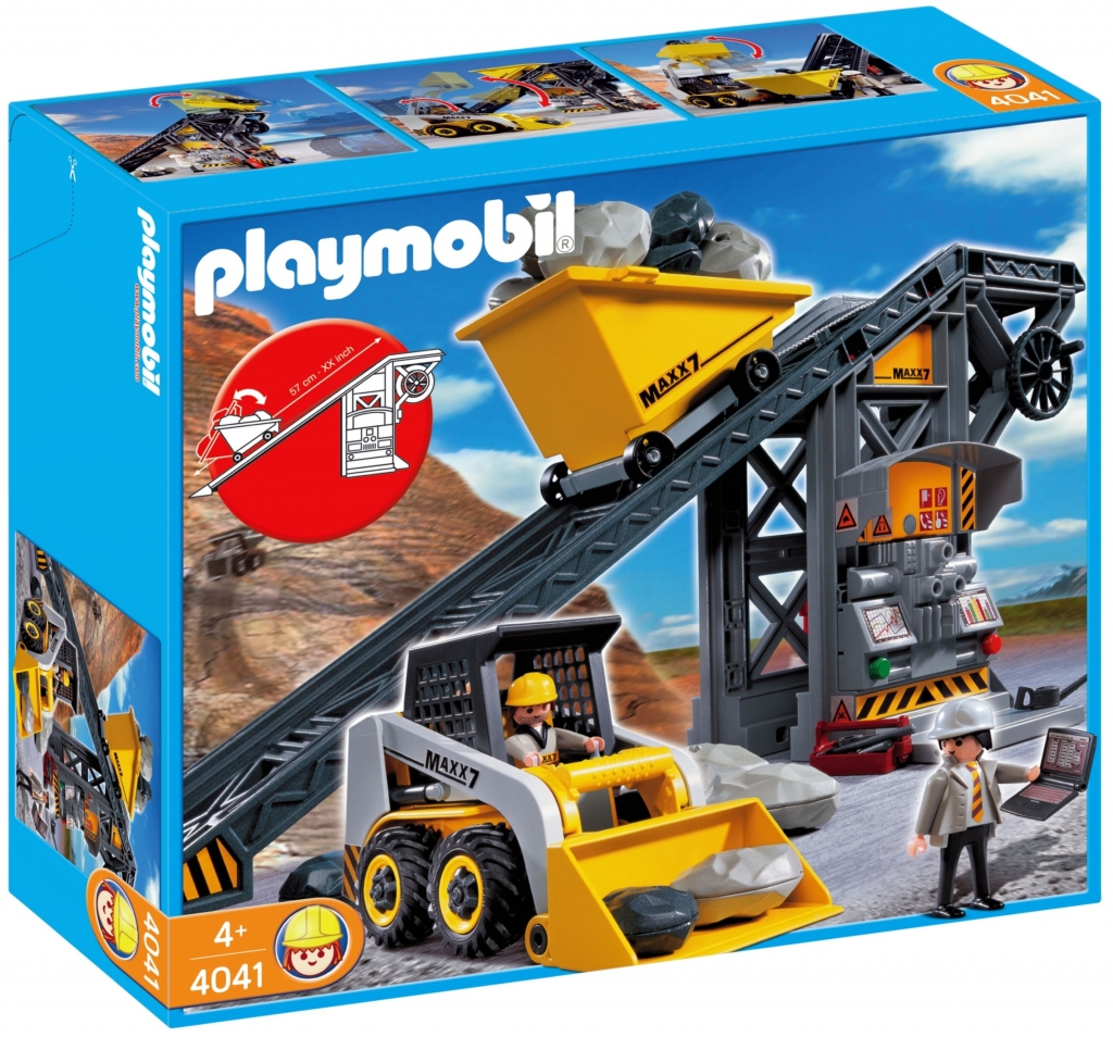 Playmobil 4041 Nakladač a těžební dopravník od 669 Kč - Heureka.cz