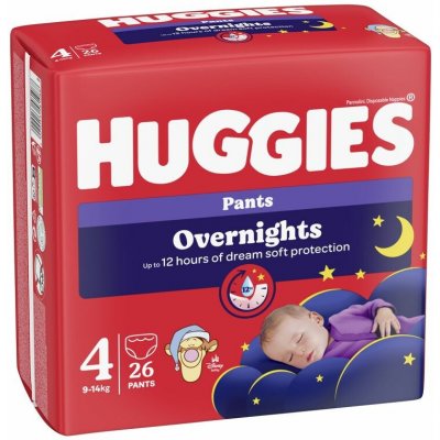 Huggies Overnights Pants 4 26 ks – Hledejceny.cz
