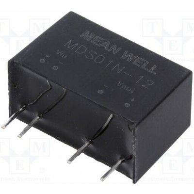 MEAN WELL MDS01N-12 Měnič: DC/DC; 1W; Uvst: 21,6÷26,4VDC; Uvýst: 12VDC; Ivýst: 84mA; SIP7 – Hledejceny.cz