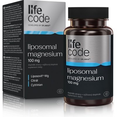 LifeCode developed by Dr. Max® Liposomal Magnesium 60 kapslí – Hledejceny.cz