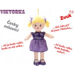 Mikrotrading Viktorka hadrová fialová 32 cm česky mluvící – Hledejceny.cz