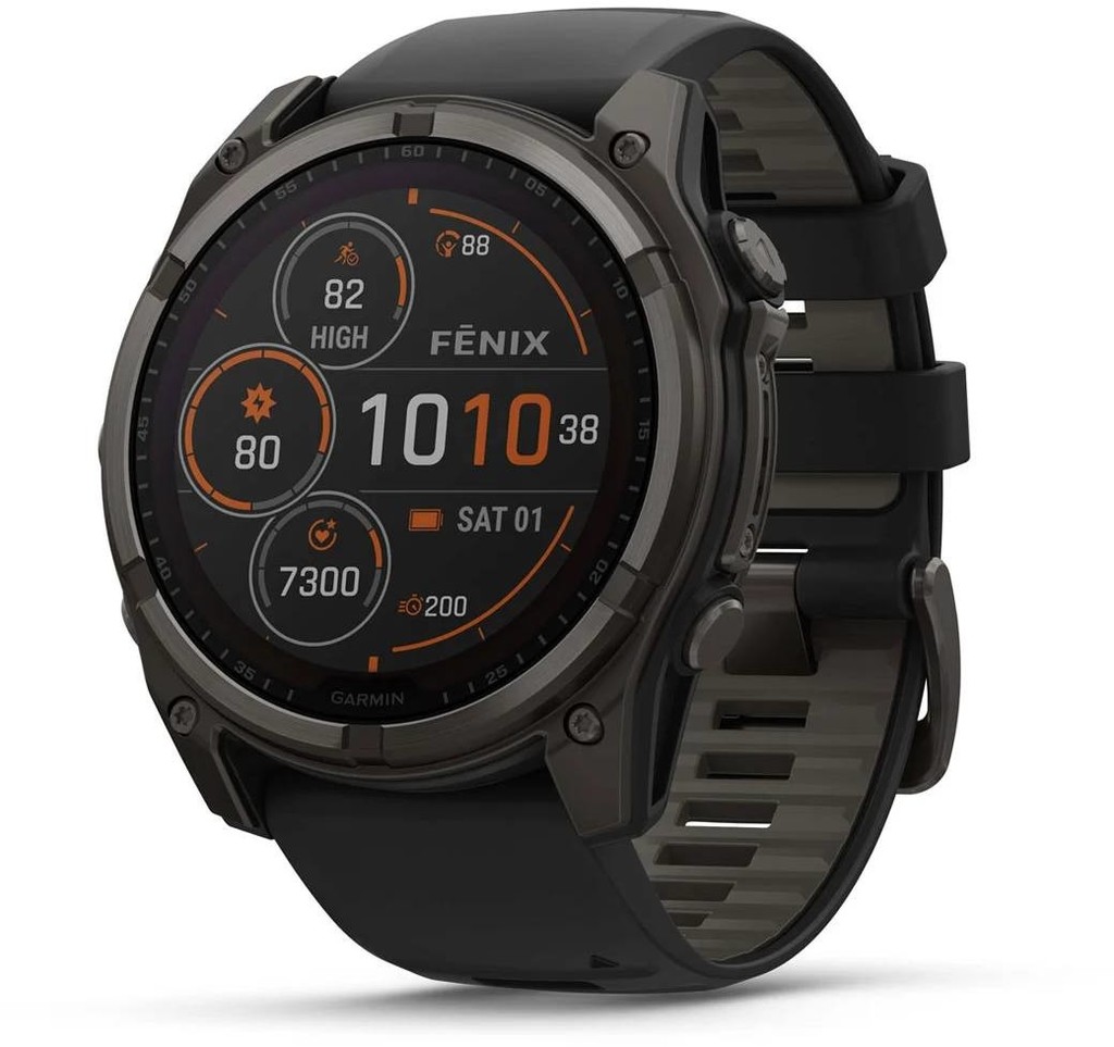 Garmin Fenix 8 51mm Sapphire Solar Titanium Carbon Gray/Black 010-02907-11 na Heureka.cz