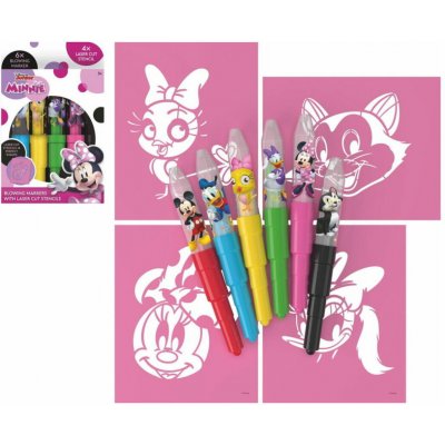 JIRI MODELS Fixy foukací 6ks Disney Minnie Mouse set se 4 šablonami – Hledejceny.cz